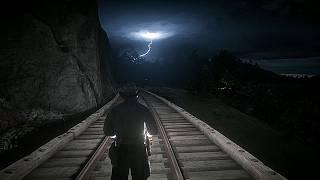 Visited By A Mysterious Ghost While Sheltering From A Thunderstorm | RDR2 ASMR