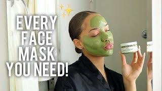 TOP 5 FACE MASKS FOR CLEAR SKIN! Kaila Kake