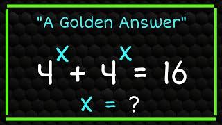 A Golden Answer, Olympiade