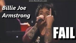 Billie Joe Armstrong FAIL ┃RockStar FAIL