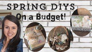 Creating Spring Decor for your Home on a Budget. Spring DIYS. Thrift Flips.