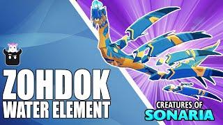 Zohdok Water Element - Creatures of Sonaria- Roblox