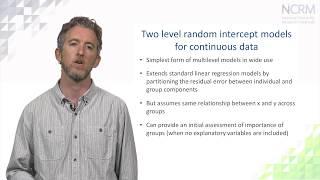 Multilevel Models:  Random Intercept Models | Ian Brunton-Smith