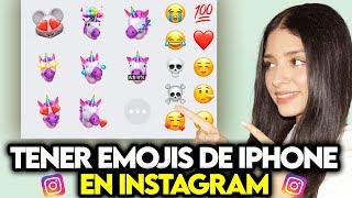 Cómo Tener EMOJIS de Iphone en Instagram (Todos los ANDROID)