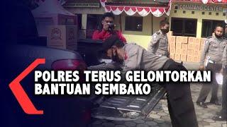 Bantu Korban Rob Dan Covid -19, Polres Pekalongan Kota Gelontorkan 1500 Paket Sembako