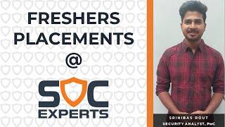 Magic Happened at SOC Experts - Srinibas Rout  | PwC | Cybersecurity Jobs for Freshers