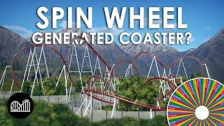 SPIN WHEEL Generated Coaster? - Planet Coaster Challenge