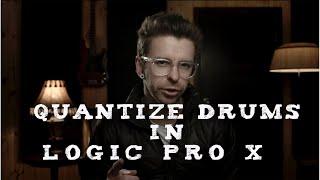 How to quantize drums in Logic Pro X