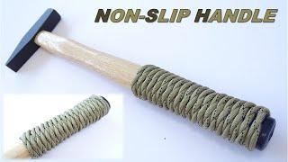 Super Strong Paracord Hammer - Knife - Axe Handle Wrap - "quick dry glue" Version -  How to Make