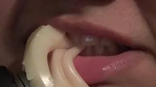 ASMR: Eargasm/Chewing,licking and nibbling -No Talking-Close Up-