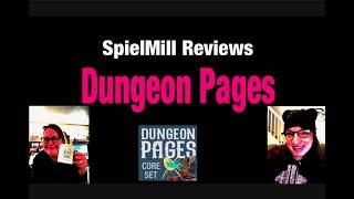 SpielMill Reviews Dungeon Pages - A Print and Play Roll & Write Dungeon Crawl Board Game