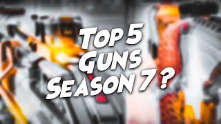 Top 5 guns in Cod mobile season 7