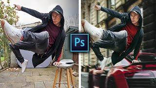 Compositing in Photoshop LIKE A PRO! Get the Hollywood ACTION HERO look in your photography! (2020)