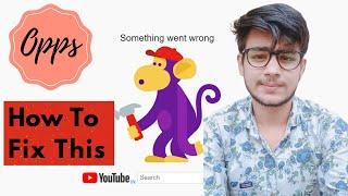 How To Fix Oops, Something Went Wrong Youtube Studio In Hindi