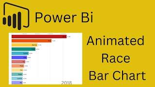 Power BI Animated Race Bar Chart Tutorial | Advance Power BI