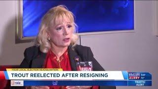 Blanca Trout reelected after resigning