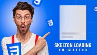 CSS Skeleton Loading Animation | Website Animations