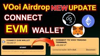 Vooi airdrop connect evm wallet | voovi airdrop new update | voovi app evm wallet connect