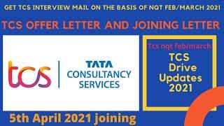 Who will get TCS Interview Mail | TCS Offer & Joining letter | TCS Nqt Feb/March 2021 cutoff