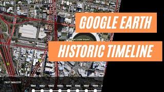 How to use Google earth to see historic images