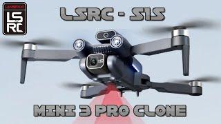 New LSRC S1S Brushless Optical Flow Drone | Mini 3 Pro Clone Unboxing Overview