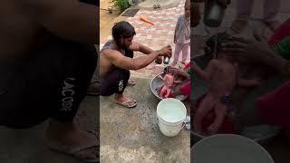 First time Bathing My Daughter️🫶#love #daughter #happy #happyness #trending #virelvideo