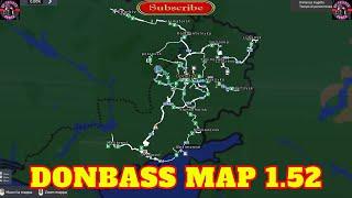 Donbass Map for Euro Truck Simulator 2 (1.52.x)