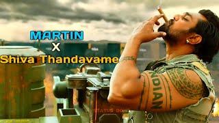 Martin X Shiva Thandavame Bgm WhatsApp Status|Dhruva Sarja|Kannada|Saripodha Sanivaram|Mass Bgm