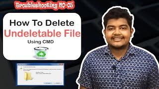 How to Delete Undeletable Files in Windows(Bangla)। Troubleshooting
