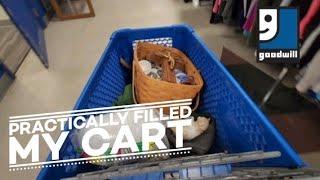 Practically Filled My Cart! - Shop Along With Me - Goodwill Thrift Store