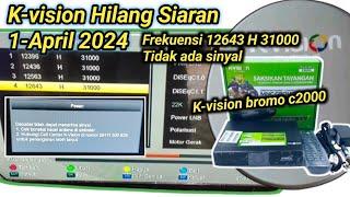 k vision hilang siaran dan tidak ada sinyal