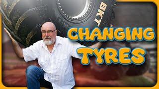 When Dad Shows You How To Change a Tyre