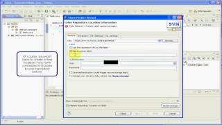 Adding an Eclipse project to SVN using subversive Plugin