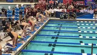 2018 NCAA Men’s 50 Fr Caeleb Dressel 17.63