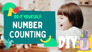 DIY Math Game on Number Counting/ Addition | Math Be Fun