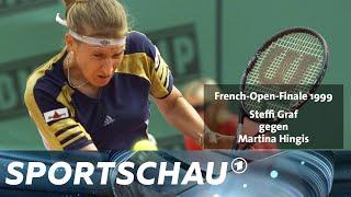 Steffi Graf im French Open-Finale 1999 gegen Martina Hingis | Sportschau