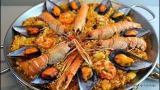 Paella de Marisco paso a paso con trucos y medidas para que salga perfecta