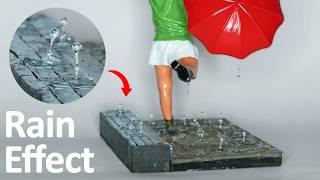 How to Make a Rain Diorama. Fall Raindrops. Resin Art