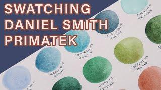 Swatching 31 of Daniel Smith’s PrimaTek watercolours - Quiet video, no talking or music