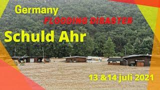 Flooding disaster Germany Schuld Ahr 14 juli 2021 campingplatz Ahrweiler Hochwasser katastrophe