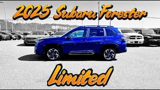 Redesigned 2025 Forester Limited in Sapphire Blue 25FR2554