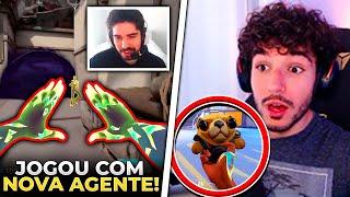 ASPAS JOGOU COM A NOVA AGENTE WAYLAY! NYANG REAGINDO AO URSO DO VALORANT - CLIPS