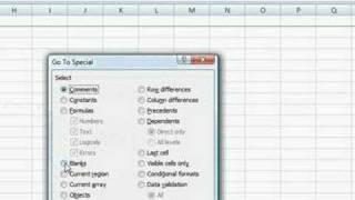 Excel 2007 - Removing blank rows