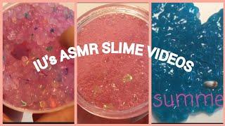 IU's ASMR SLIME VIDEOS ON HER INSTAGRAM