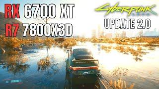 RX 6700 XT CYBERPUNK 2.0 | 1080p 1440p 4K | FSR RAY TRACING