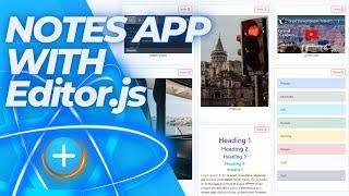 Build a Notes App with Editor.js and ReactJS - #2 - Editor Configuration