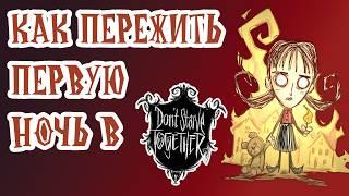 Как Пережить Первую Ночь в DST | Don't Starve Together Первая Ночь