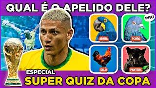 [ATUALIZADO]  SUPER QUIZ DA COPA  Quanto você conhece sobre as copas do mundo? |  #macaquiz