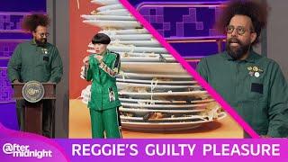 Reggie Watts Defends His Plate Stacking Guilty Pleasure