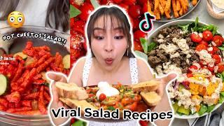 I Tried Viral Salad Recipes 